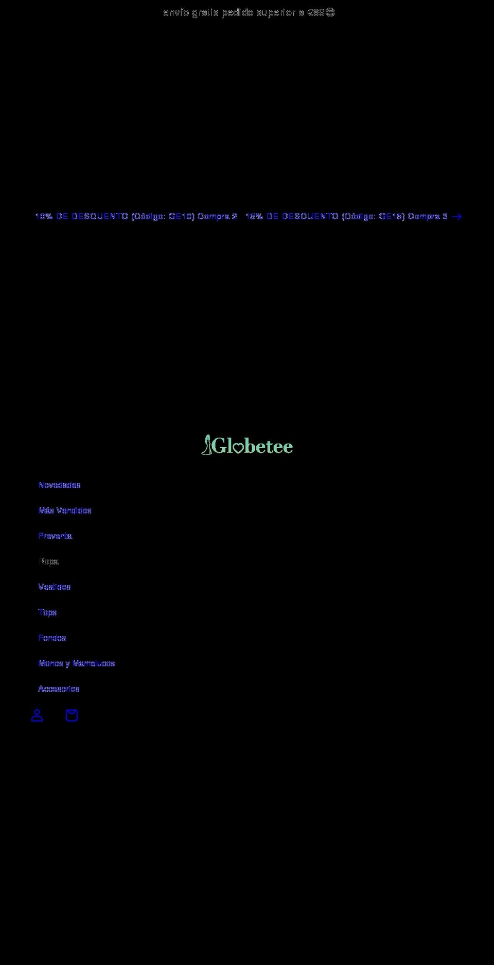 globetee.com shopify website screenshot