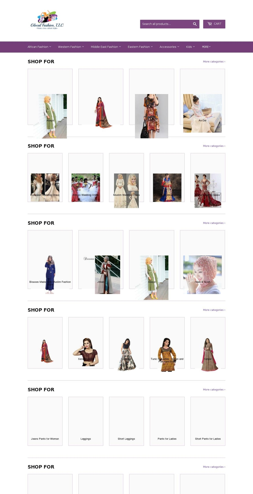 glocalfashion.com — Shopify storefront screenshot
