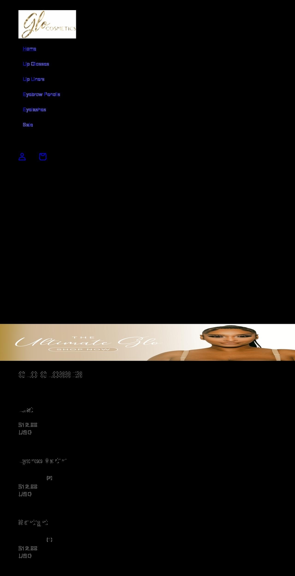 Theme from eve  with Installments message Shopify theme site example glocosmetics.net