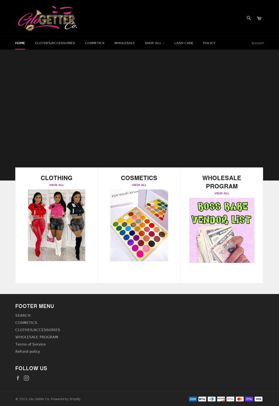 glogetterco.com shopify website screenshot