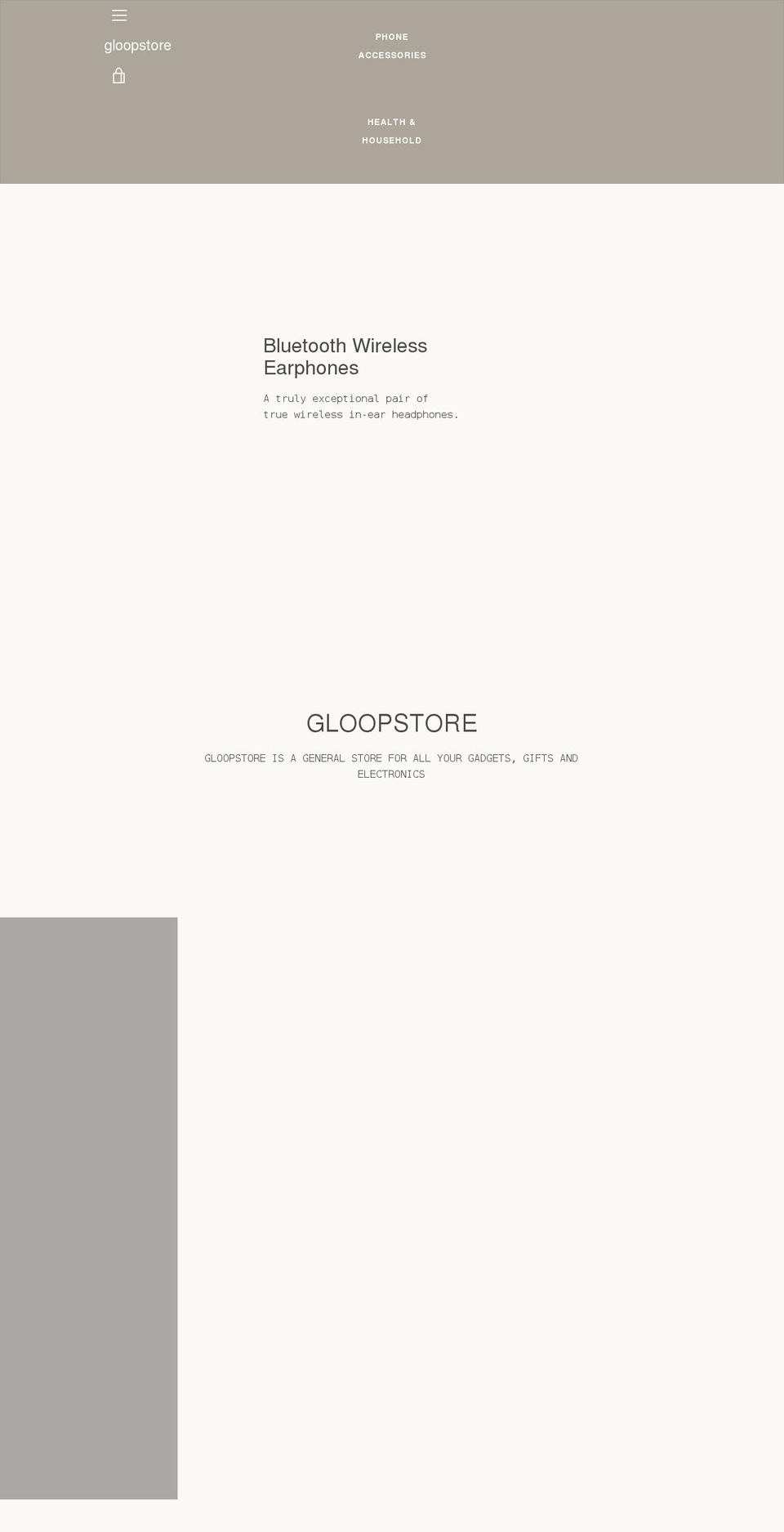 gloopstore.com shopify website screenshot