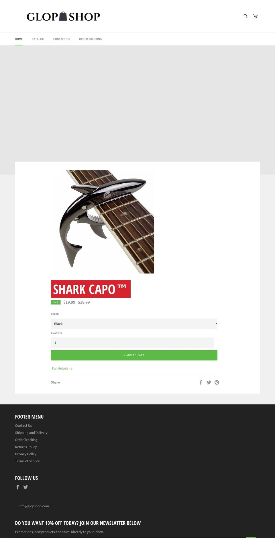 glopshop.com — Shopify storefront screenshot
