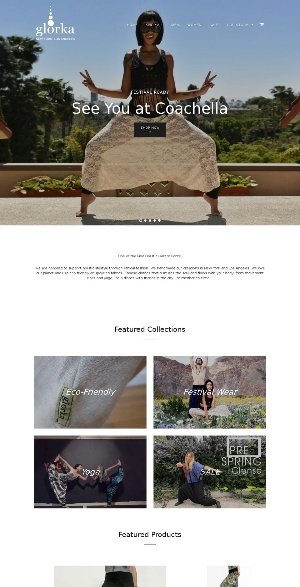 glorka.com shopify website screenshot
