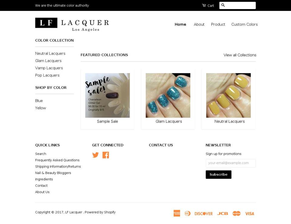 glossnglitter.com shopify website screenshot
