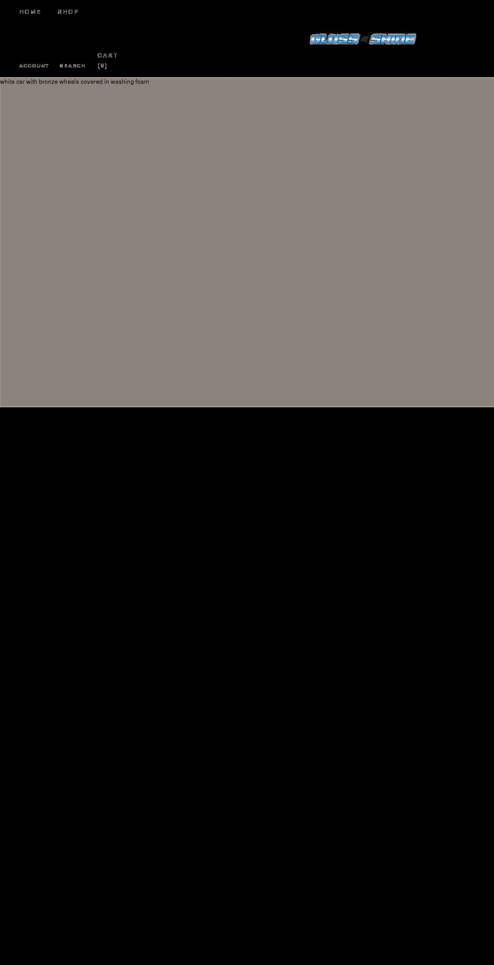 glossshinecarcare.com shopify website screenshot