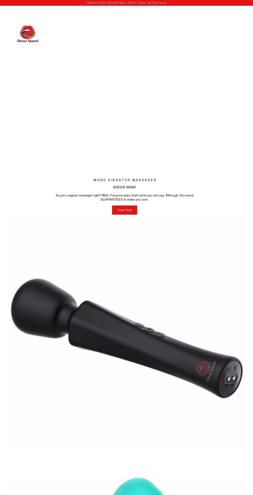 glossyappeal.com shopify website screenshot