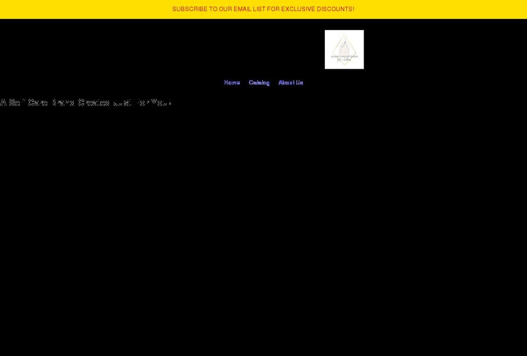 glow-collection.com shopify website screenshot