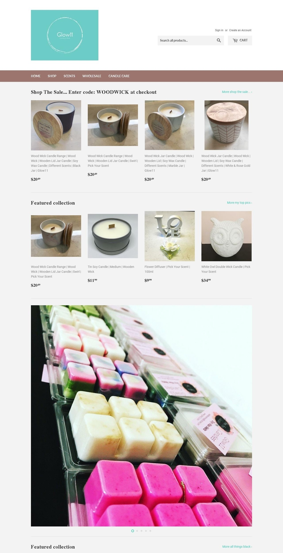 glow11.com — Shopify storefront screenshot