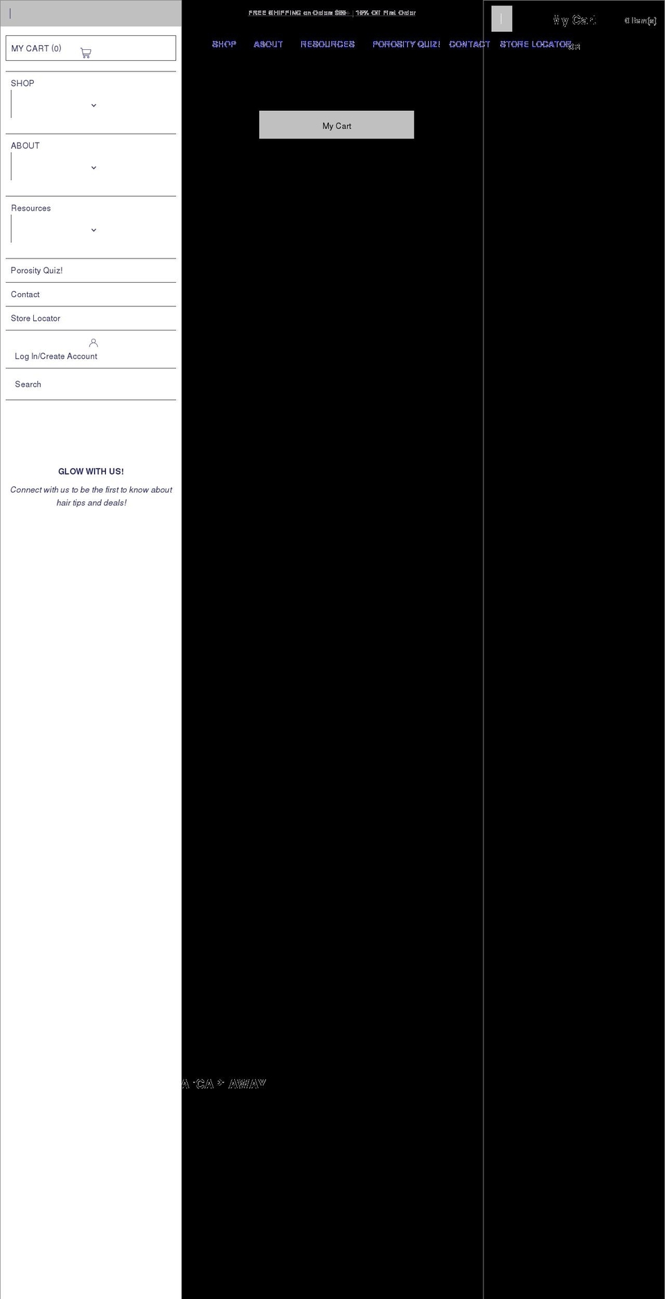 glowbydaye.com shopify website screenshot