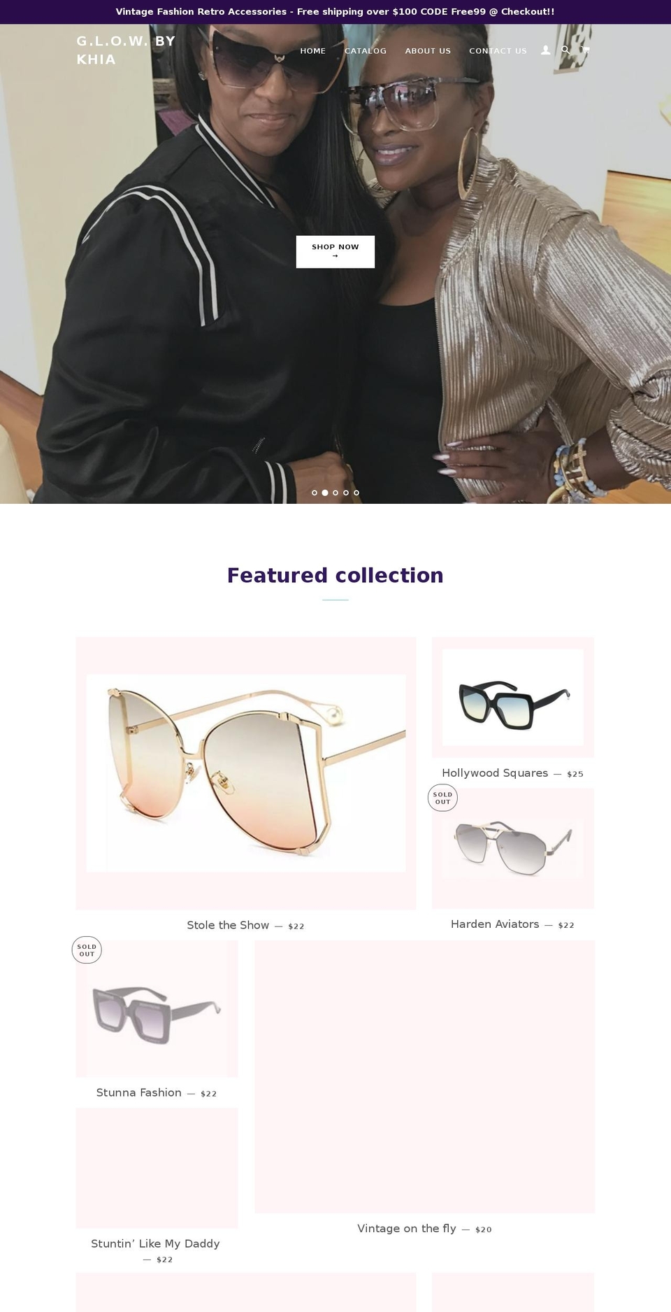 glowbykhia.com — Shopify storefront screenshot