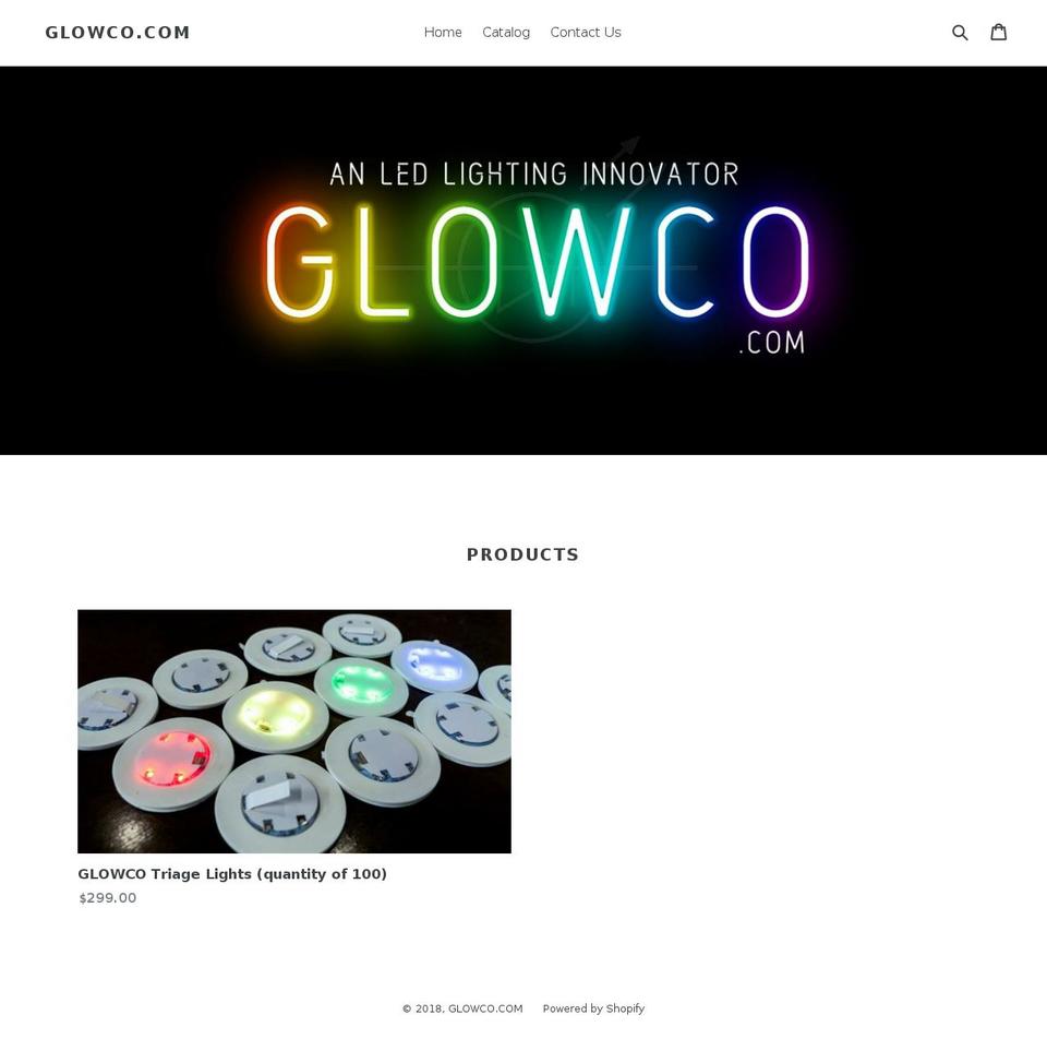 glowco.com — Shopify storefront screenshot