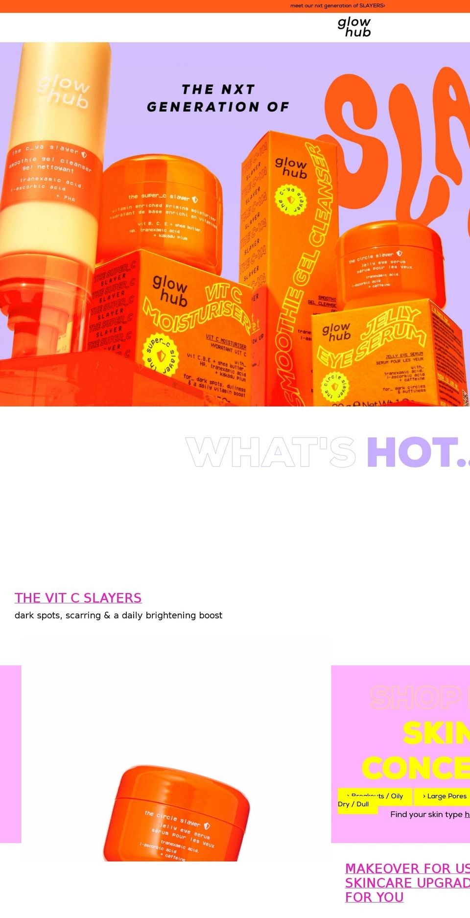 glowhub.com shopify website screenshot