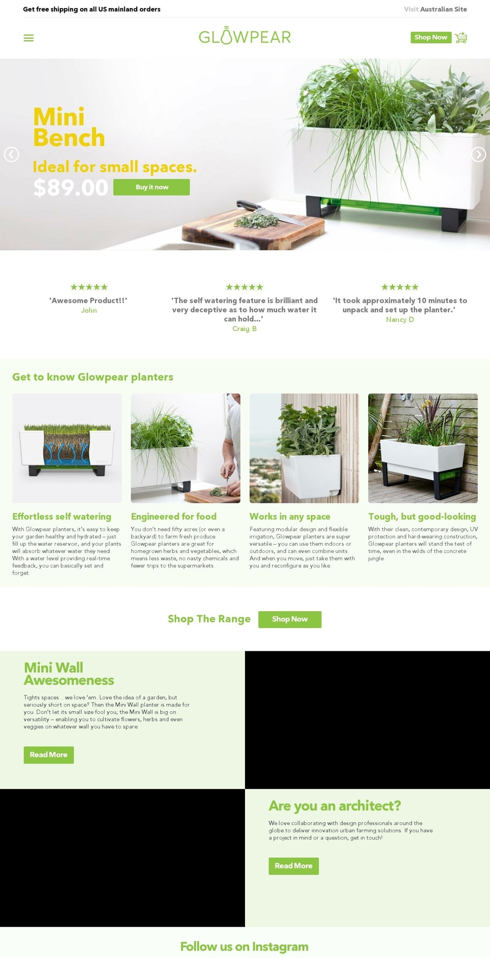 GlowPear Shopify theme site example glowpear.com