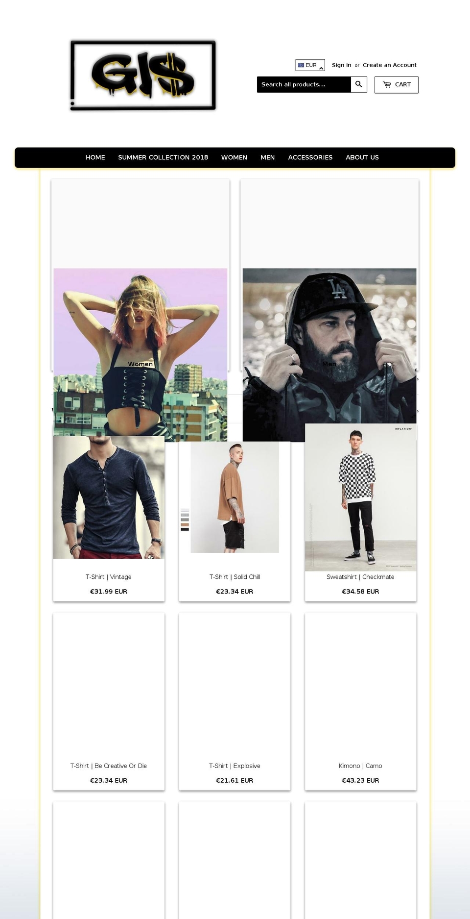 glshere.com — Shopify storefront screenshot