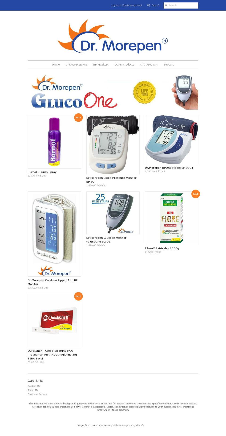 glucoone.com shopify website screenshot