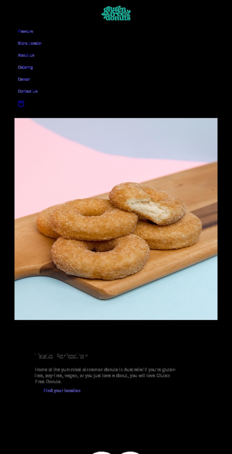 glutenfreedonuts.com shopify website screenshot