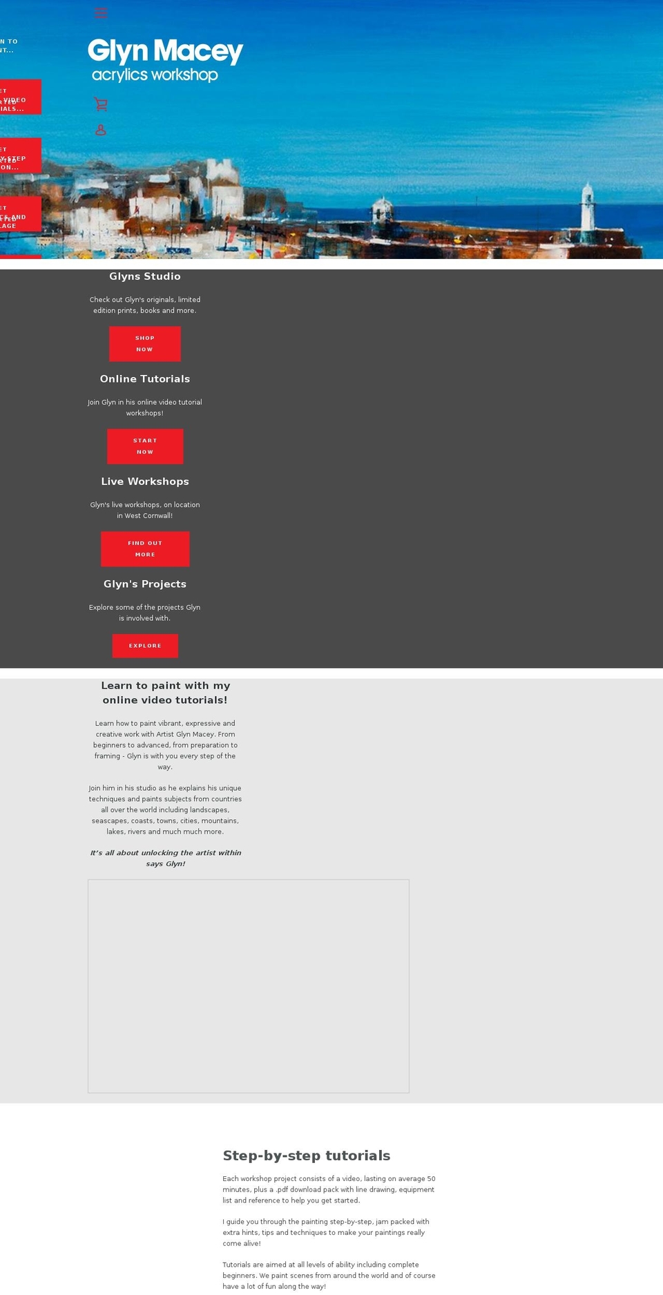 glynmacey.com — Shopify storefront screenshot