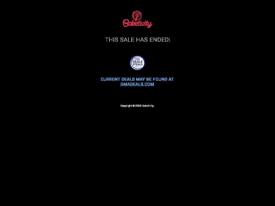 gma-baketivity.com shopify website screenshot