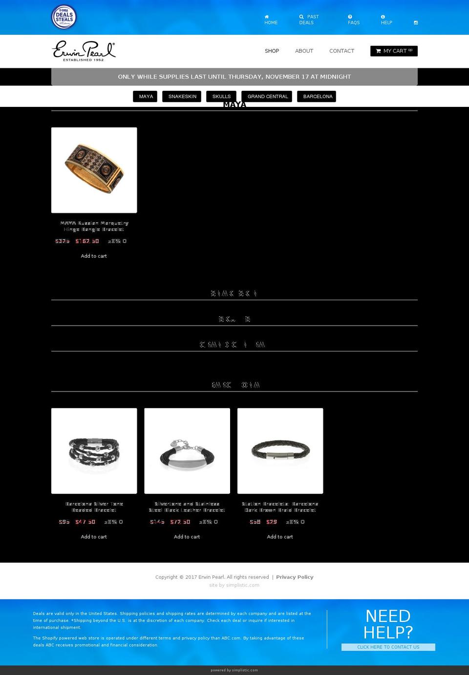 gma-erwinpearl.com shopify website screenshot