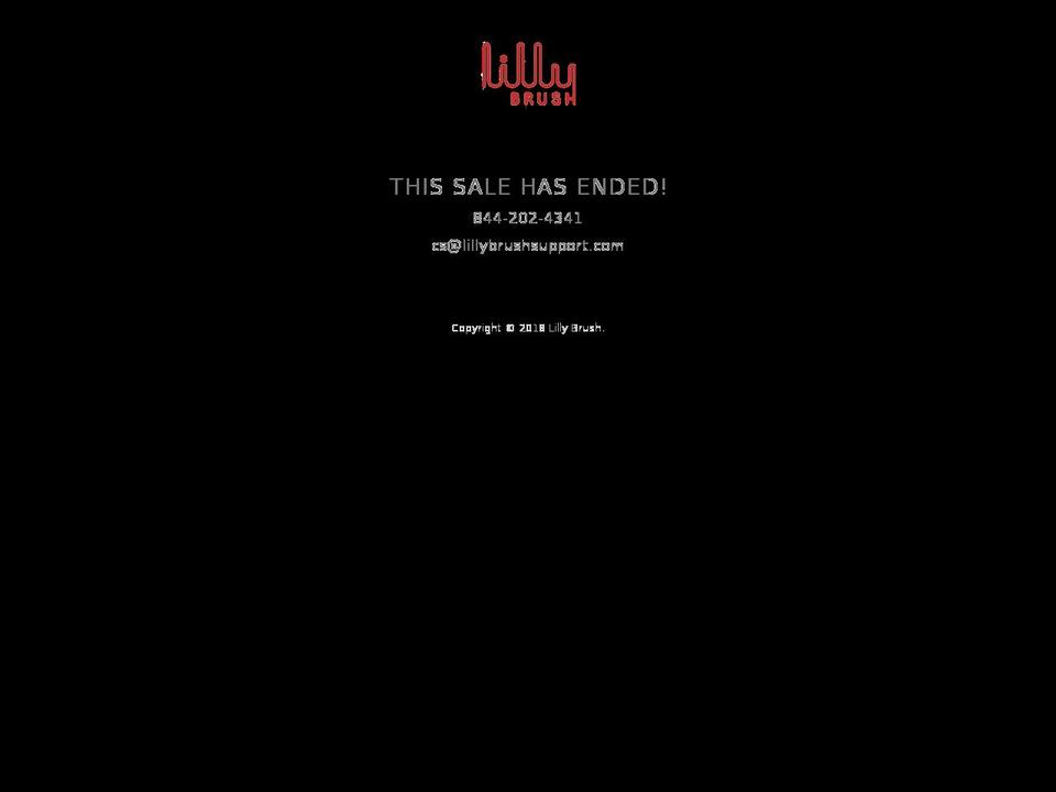 gma-lillybrush.com shopify website screenshot