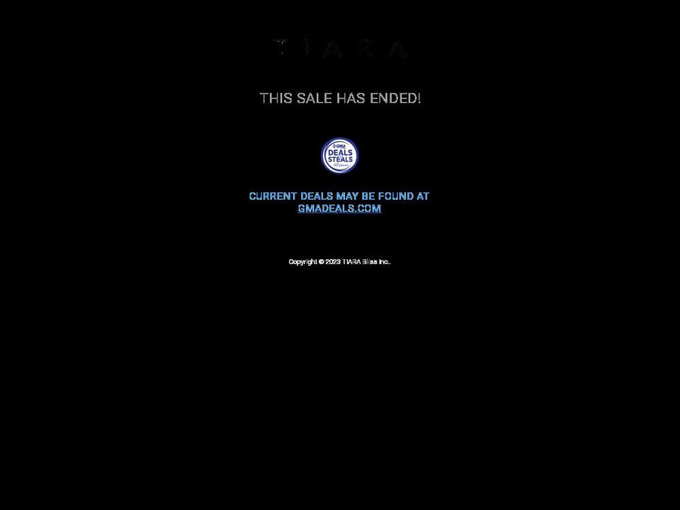 gma-tiarashowercap.com shopify website screenshot