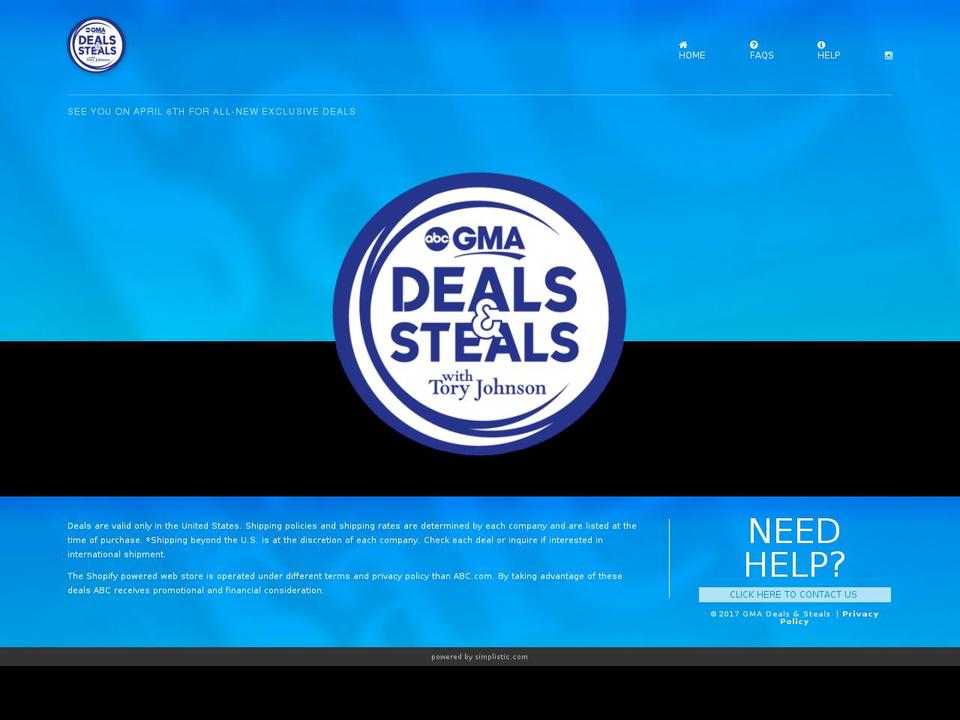 -- : | Fri Shopify theme site example gmadeals.com