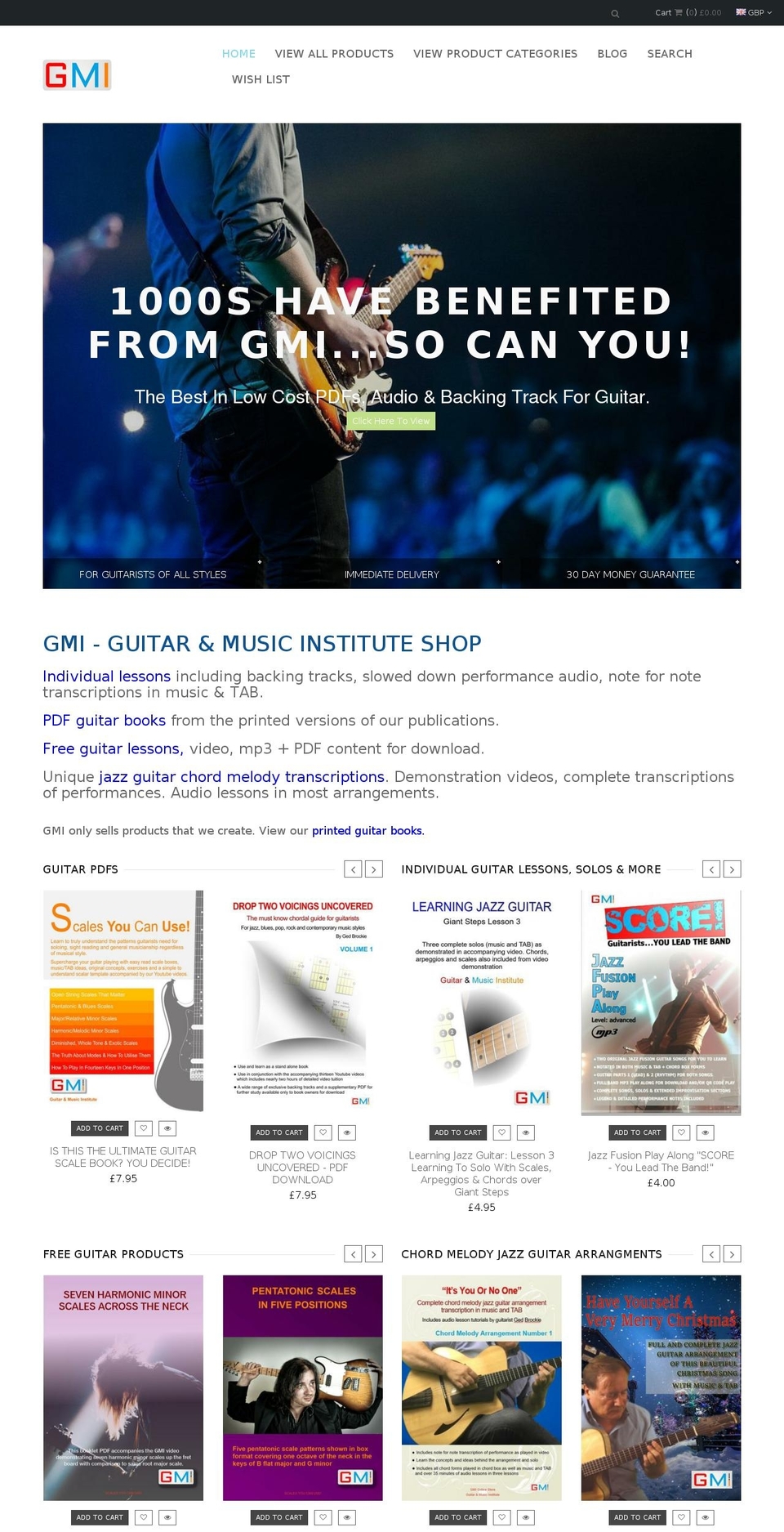 queen2-v1-2 Shopify theme site example gmiguitarshop.com