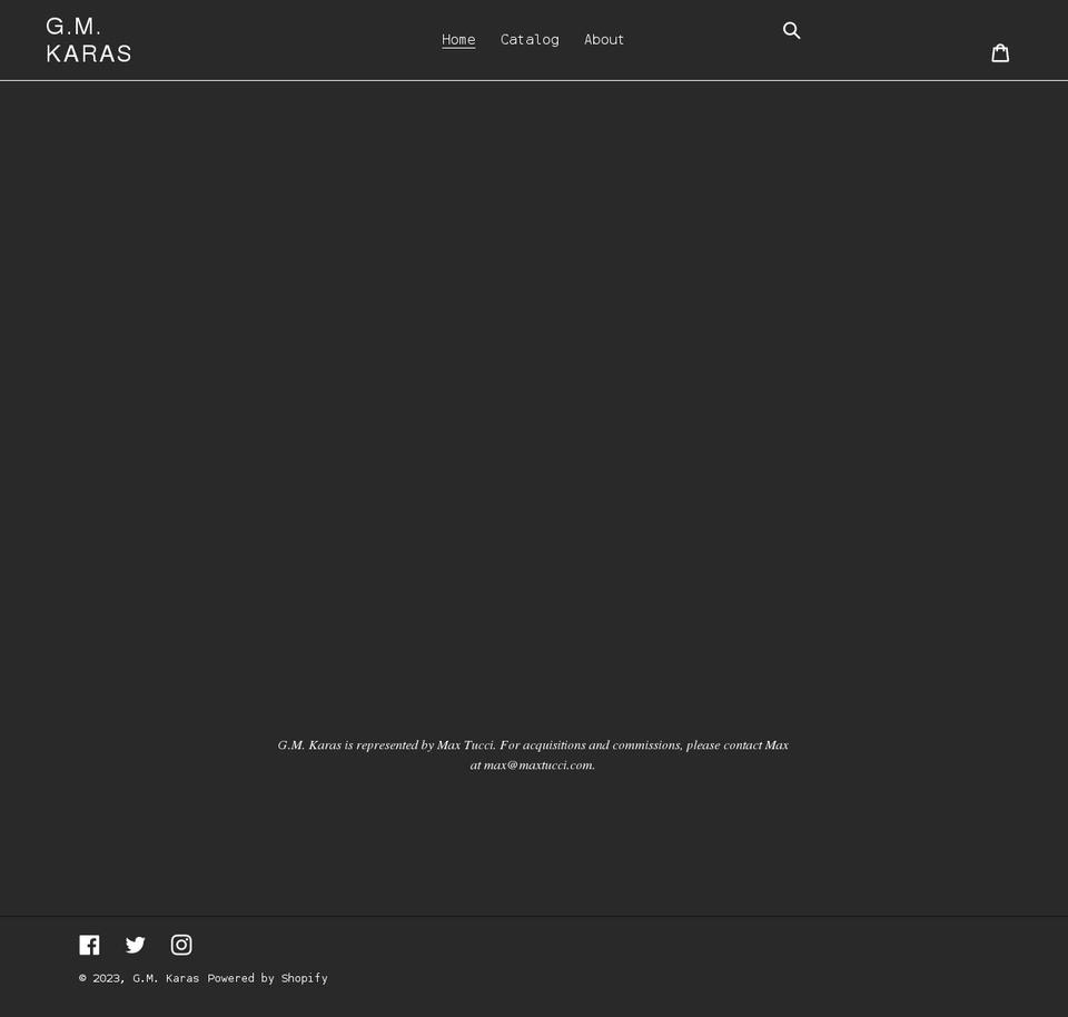gmkaras.com shopify website screenshot