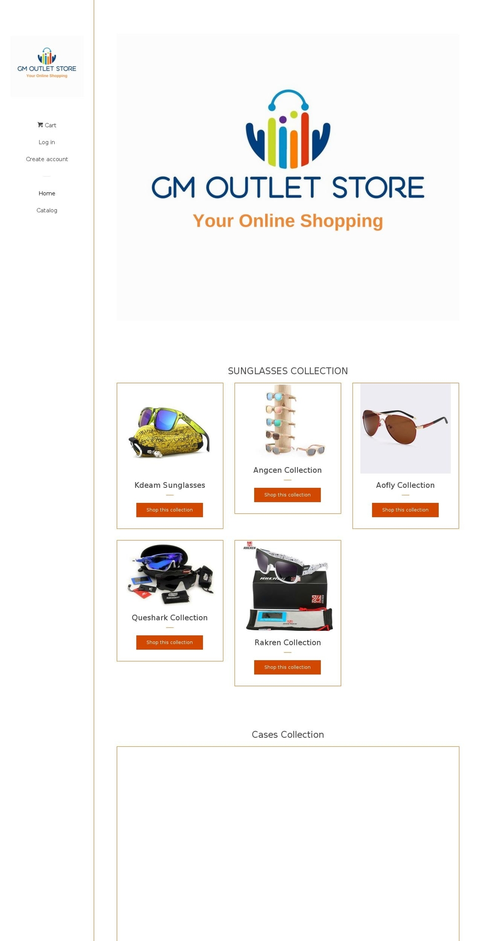 gmoutletstore.com — Shopify storefront screenshot