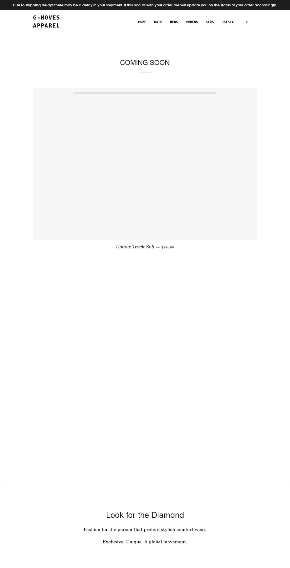 gmovesapparel.com shopify website screenshot