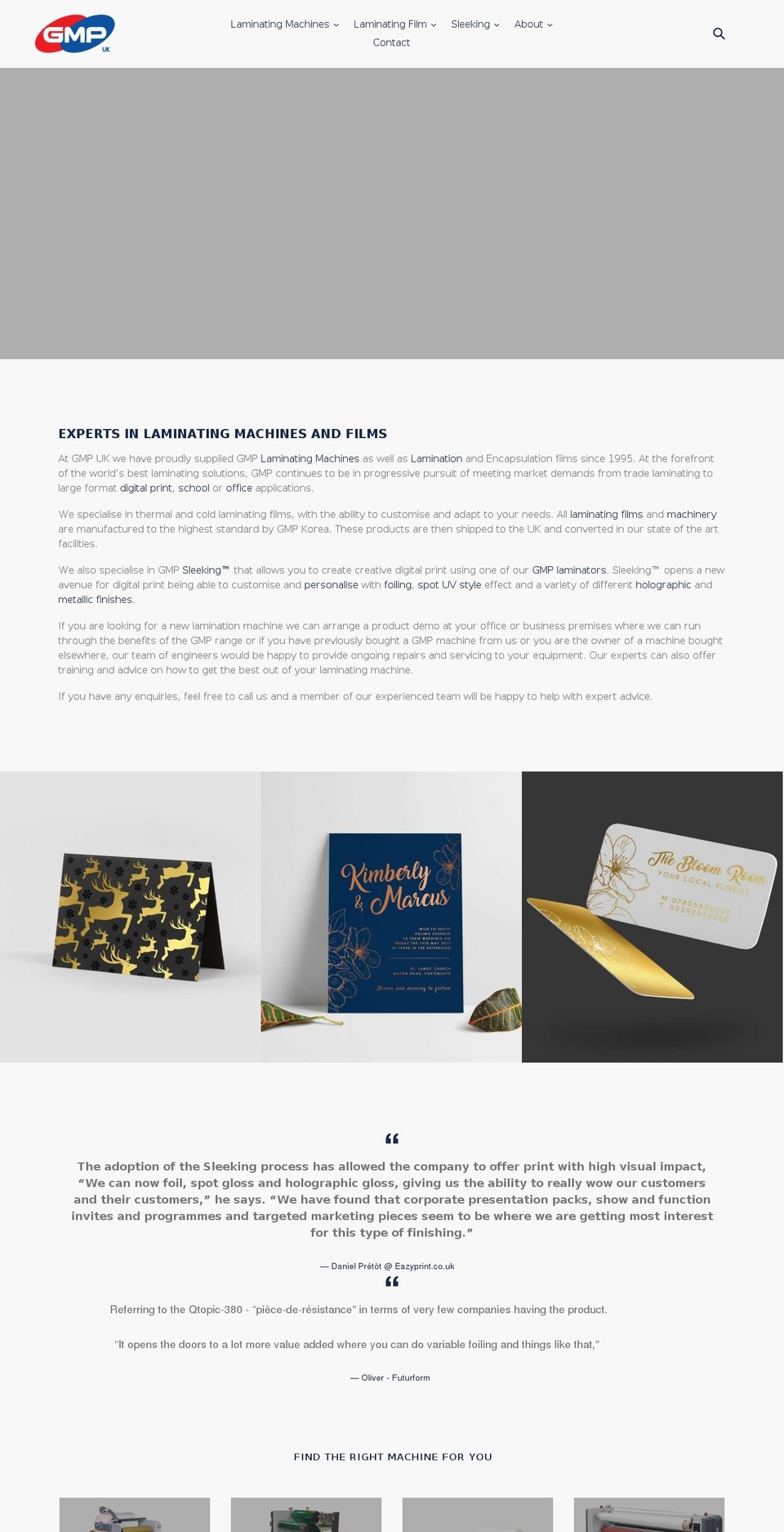 gmpuk.com — Shopify storefront screenshot