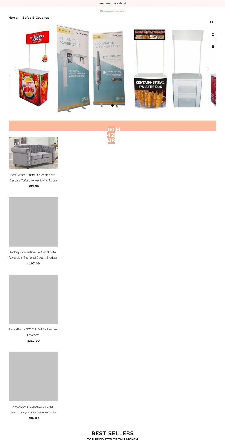 gmssweetshop.com — Shopify storefront screenshot