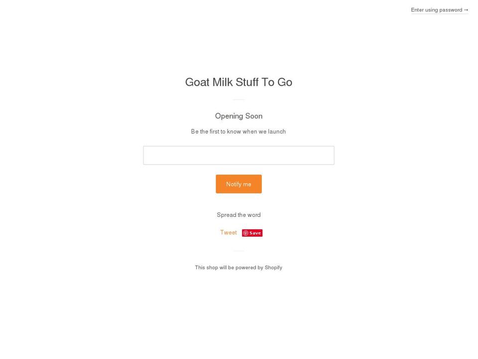 gmstogo.myshopify.com shopify website screenshot
