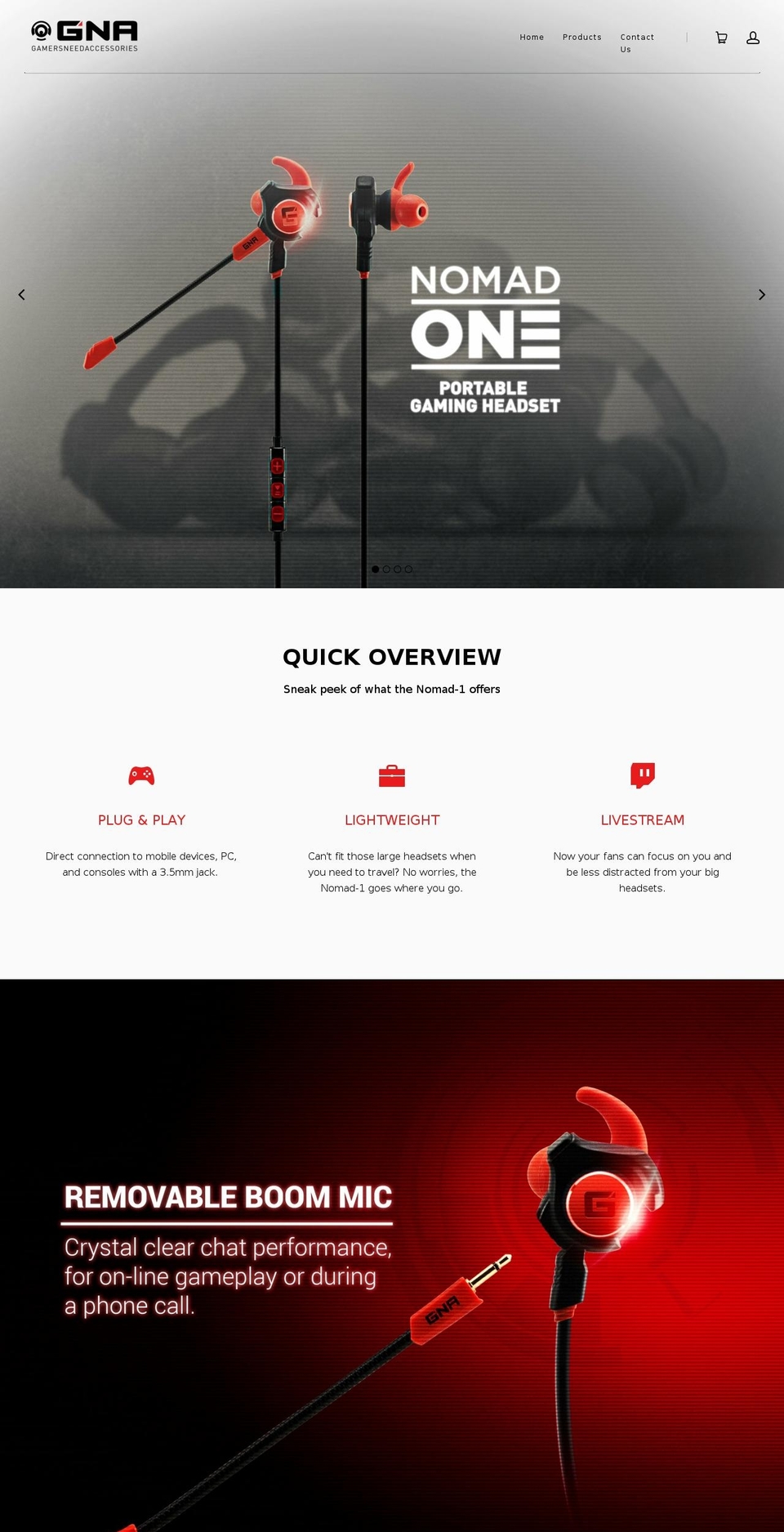 gnagaming.com shopify website screenshot