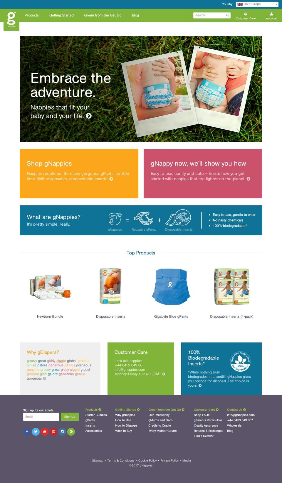 gdiapers-shopify-theme Shopify theme site example gnappies.net