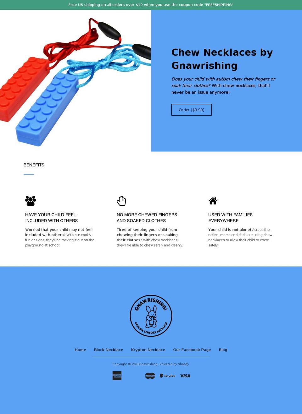 gnawrishing.com shopify website screenshot