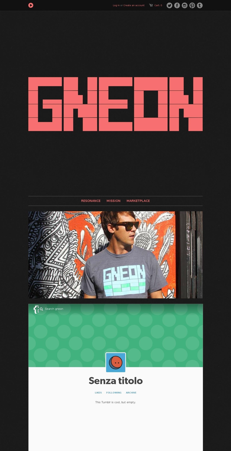 gneon.co shopify website screenshot