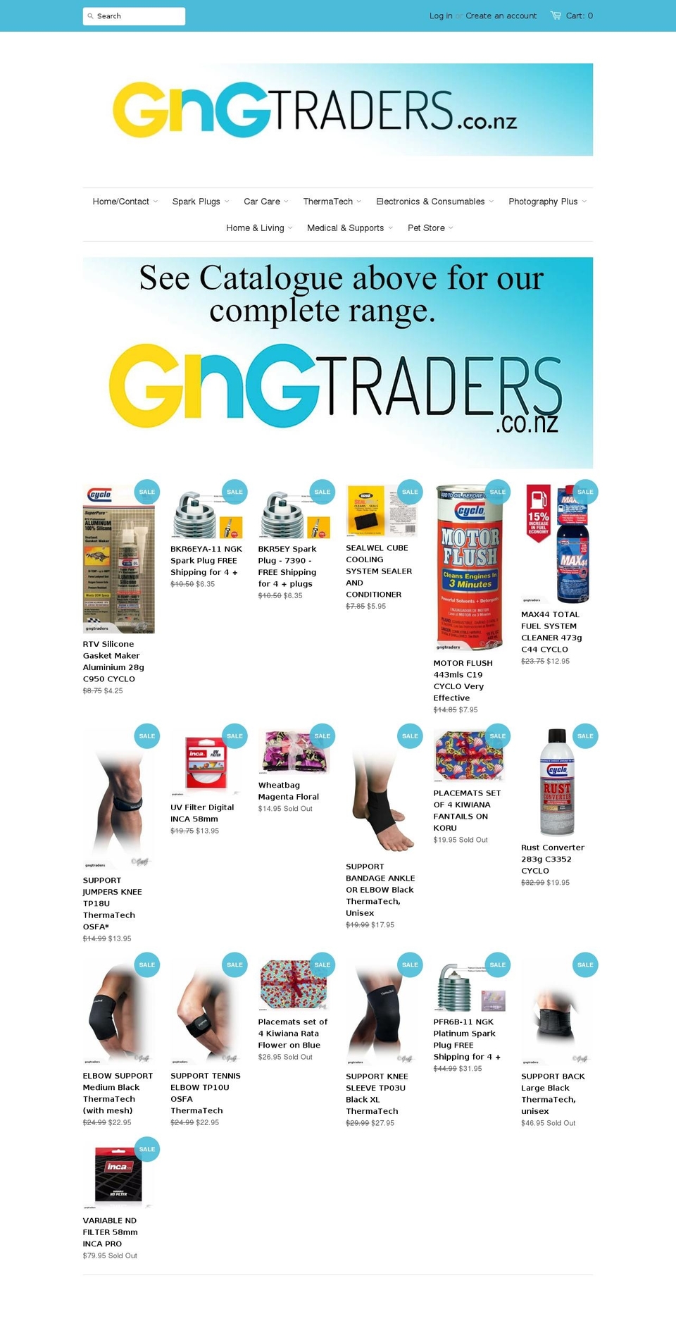 gngtraders.com shopify website screenshot