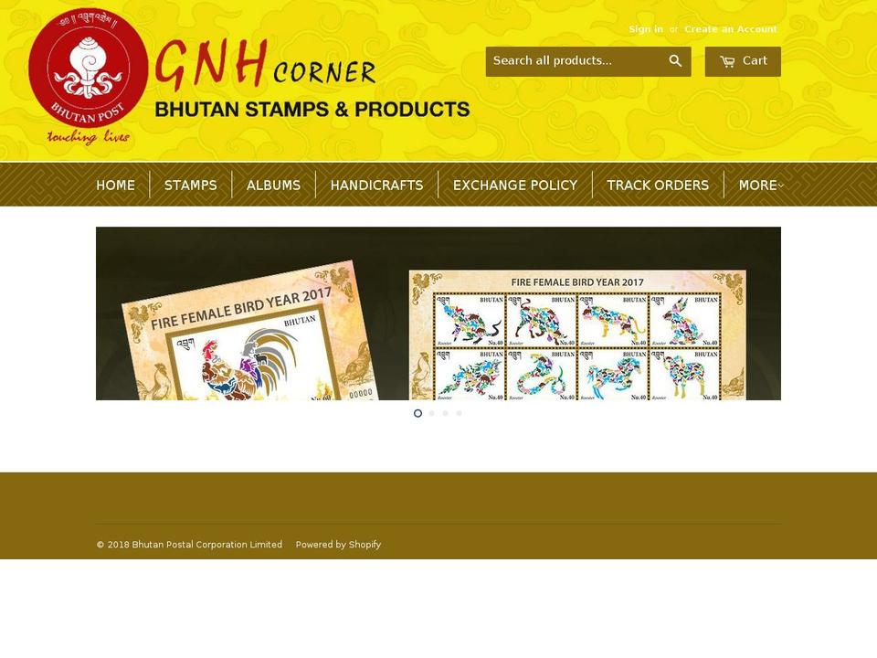 gnhcorner.com shopify website screenshot