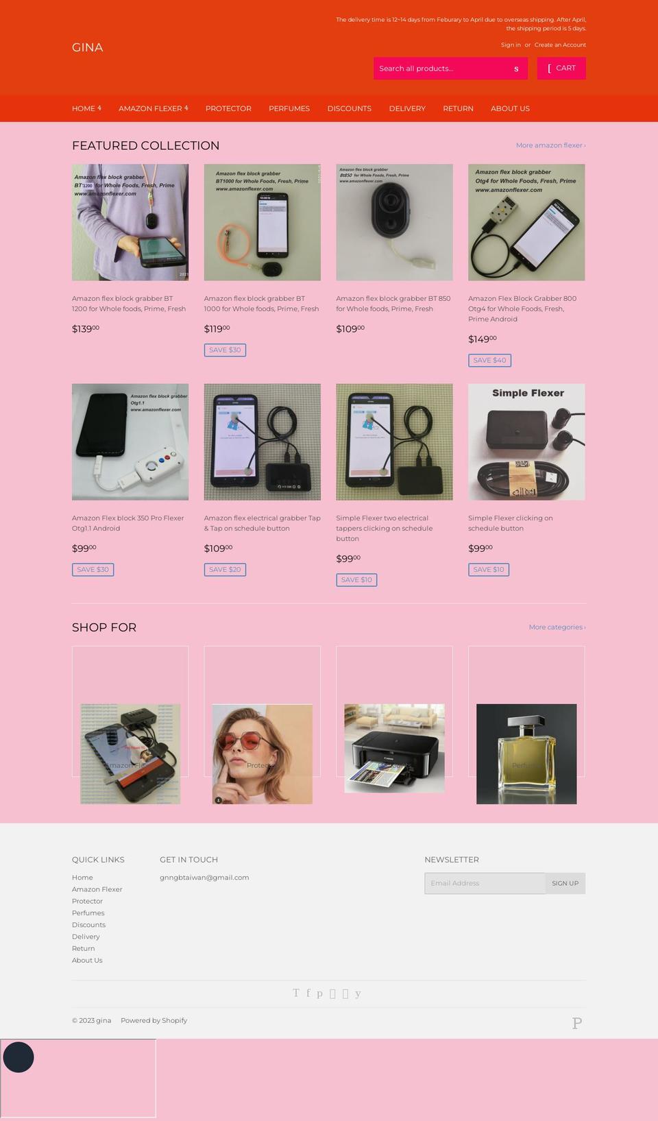 gnngb.myshopify.com — Shopify storefront screenshot
