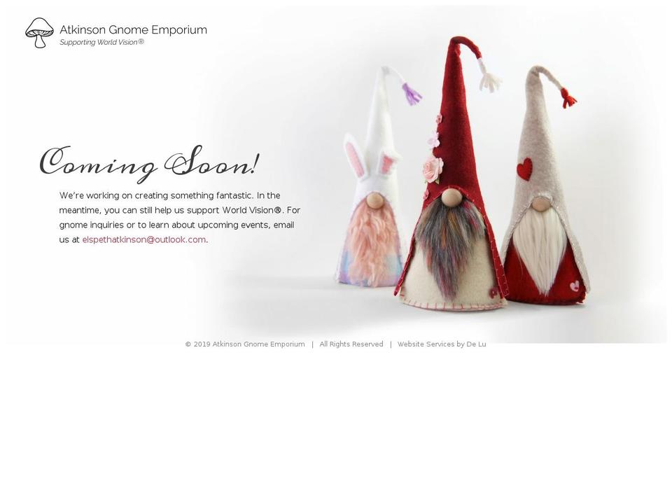 gnomeemporium.com — Shopify storefront screenshot