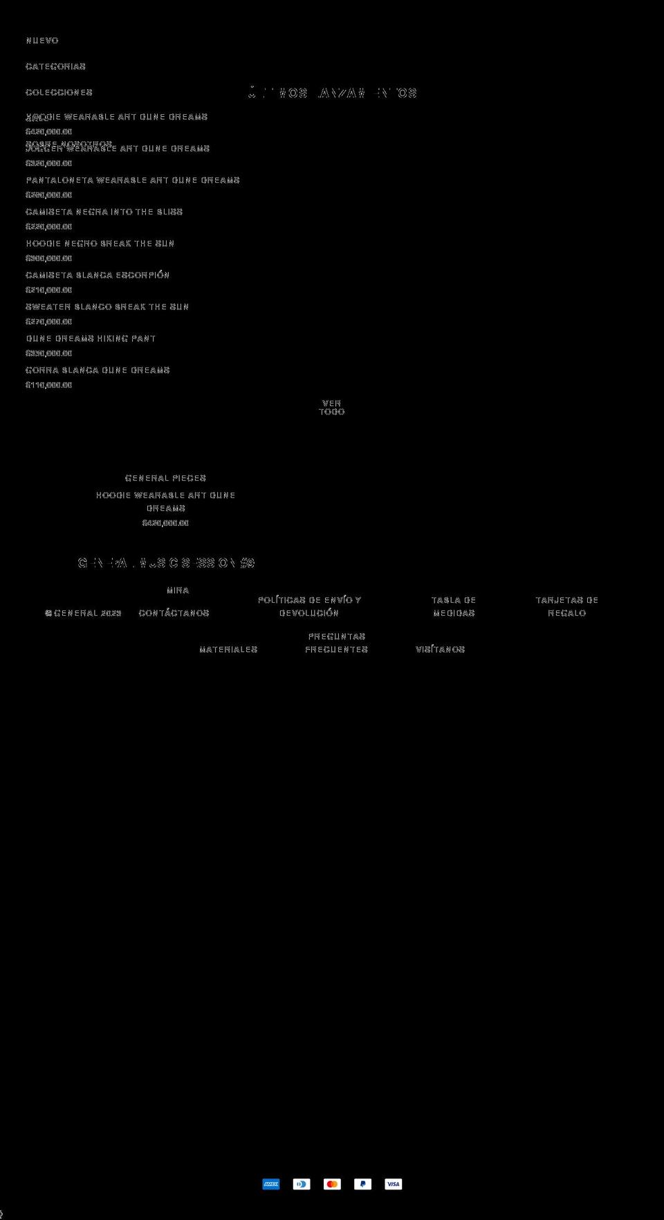 gnrlstudios.com shopify website screenshot