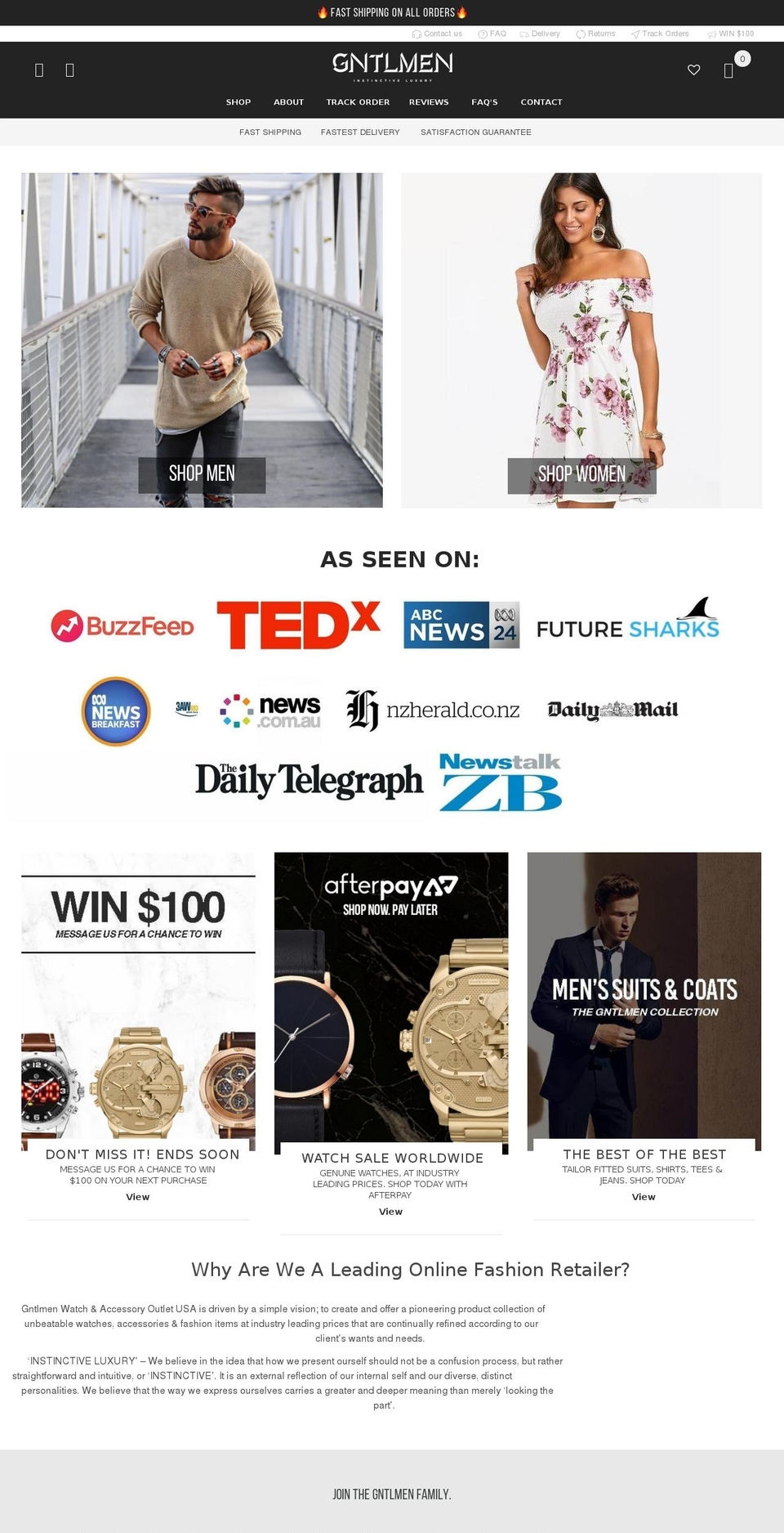 gntlmen.com — Shopify storefront screenshot