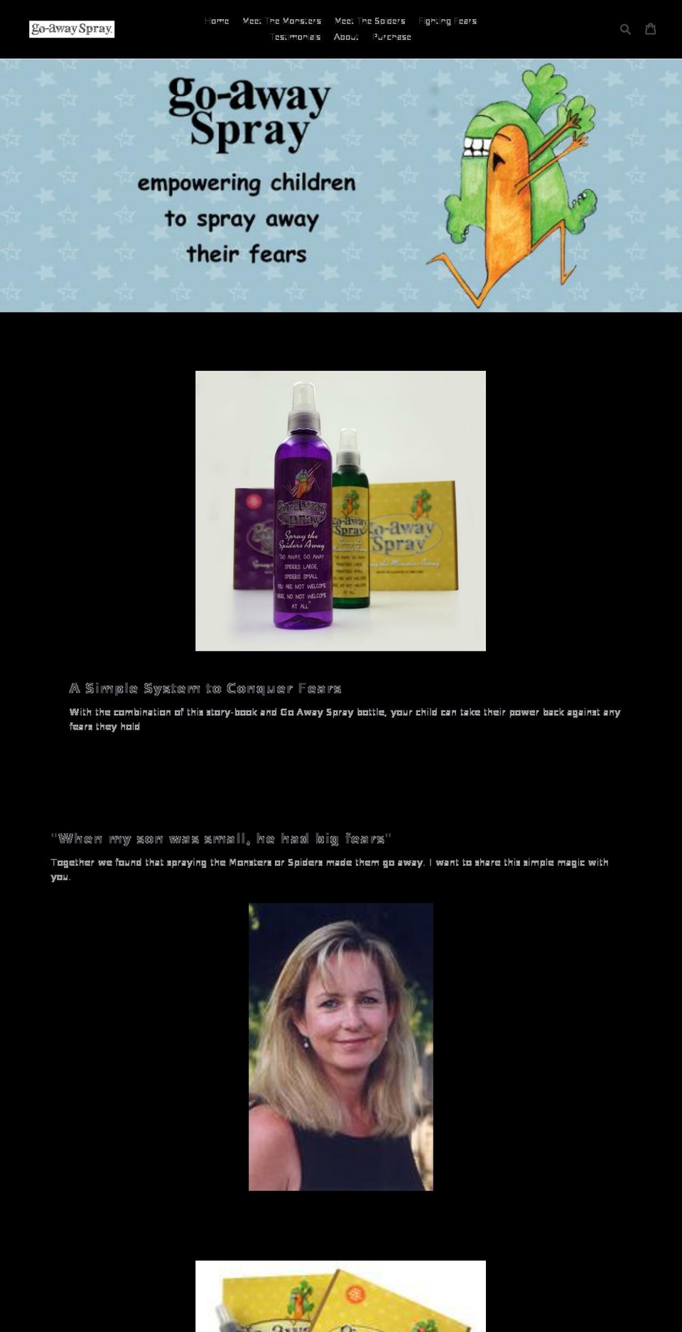go-away-spray.com — Shopify storefront screenshot