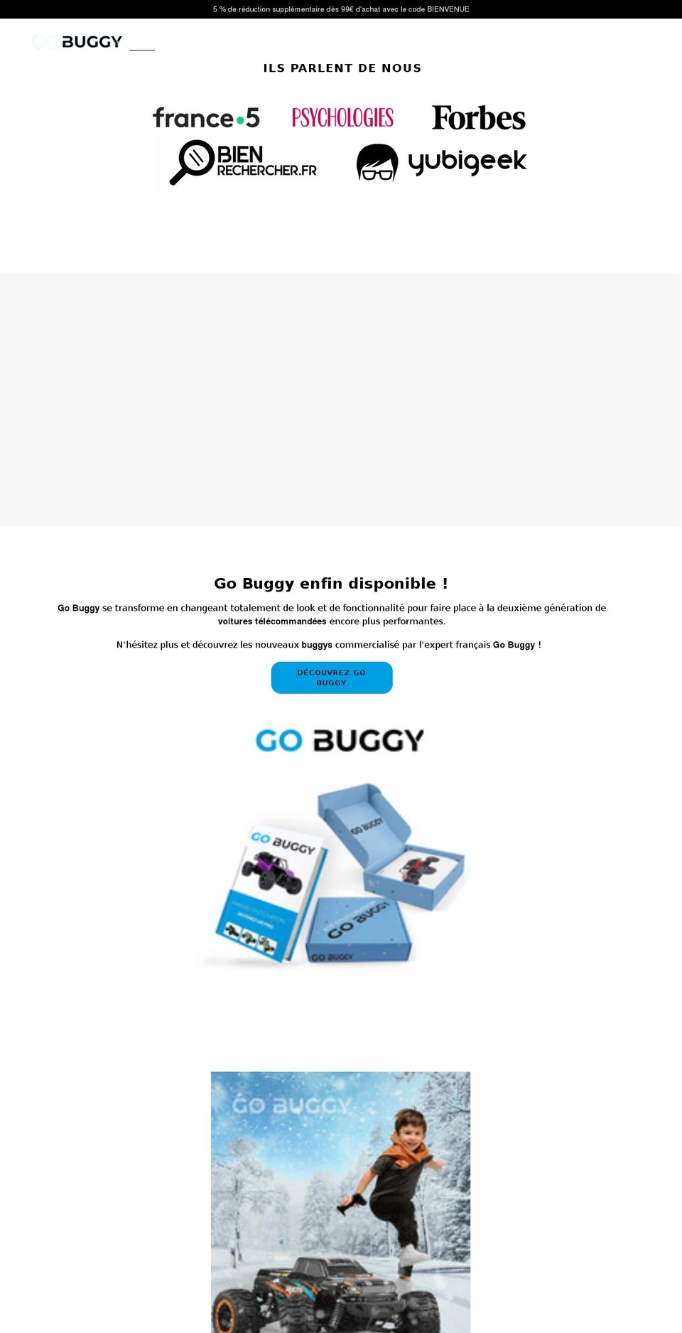 go-buggy.com shopify website screenshot