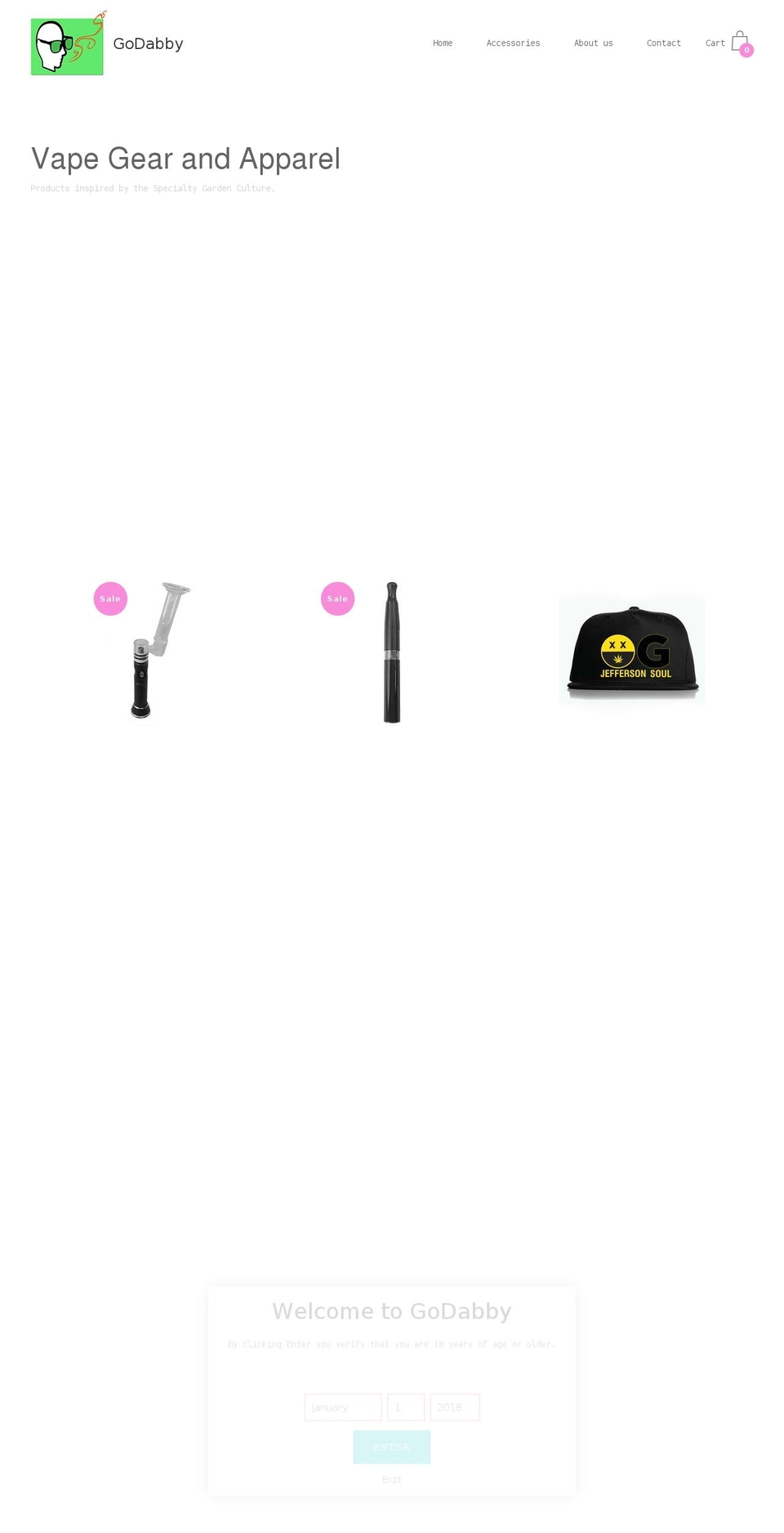 go-dabby.com shopify website screenshot