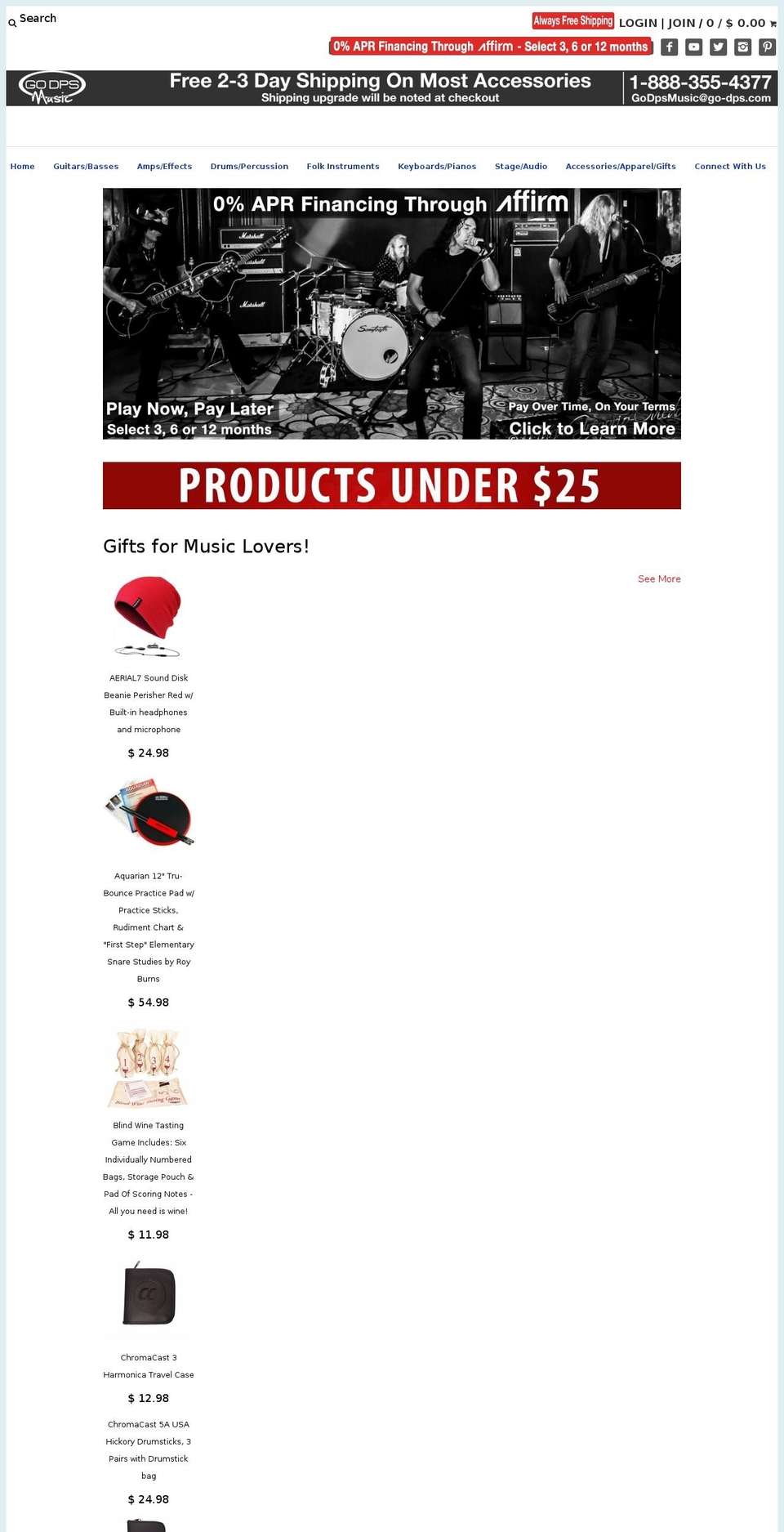 go-dps.com shopify website screenshot