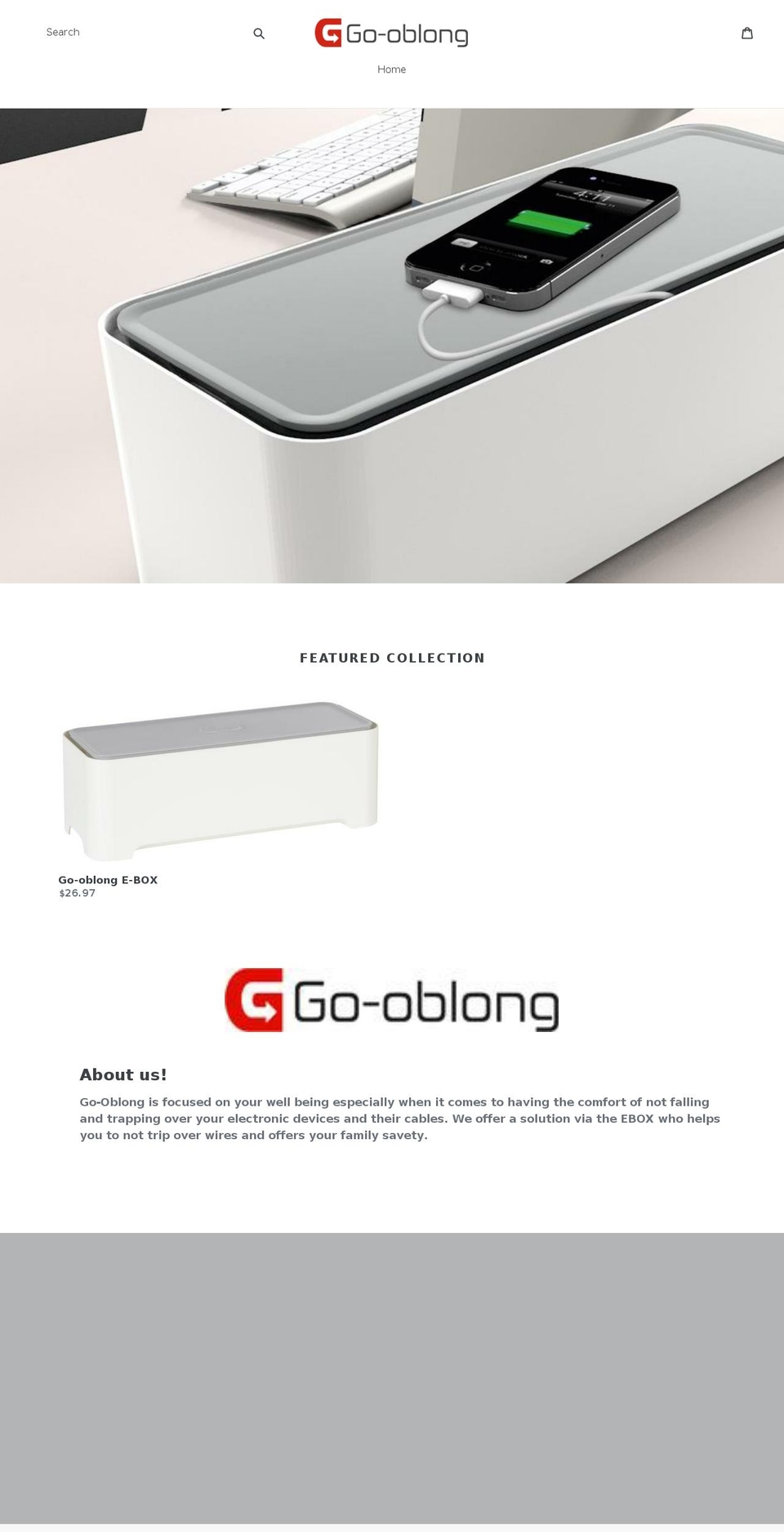 go-oblong.com — Shopify storefront screenshot