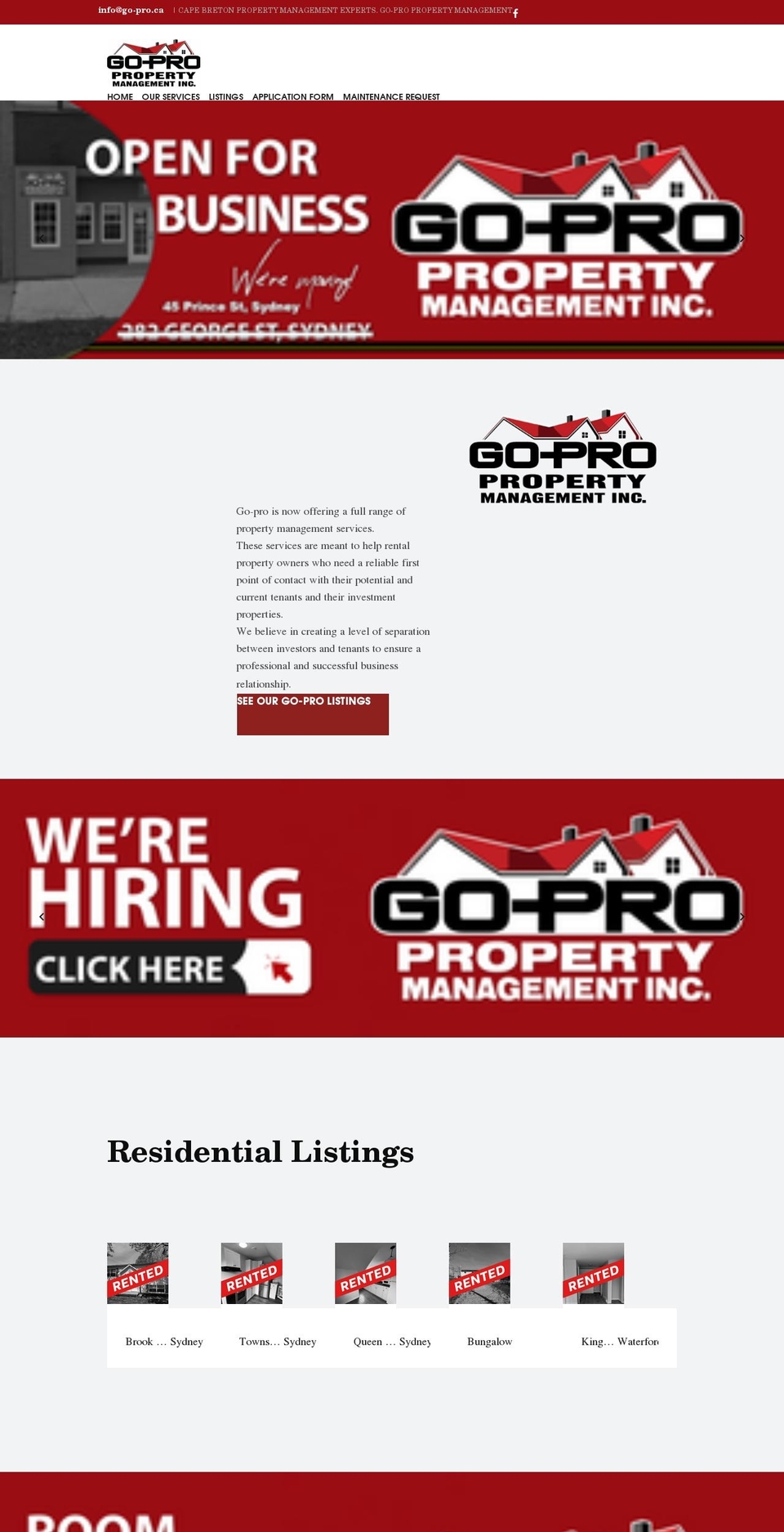 go-pro.ca shopify website screenshot