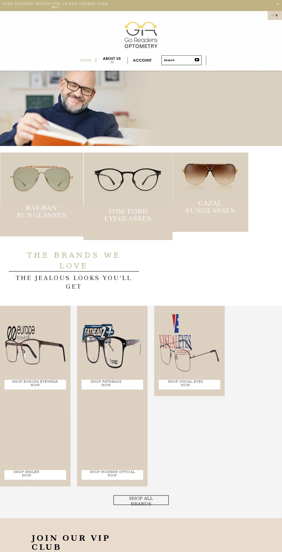 go-readers.com shopify website screenshot